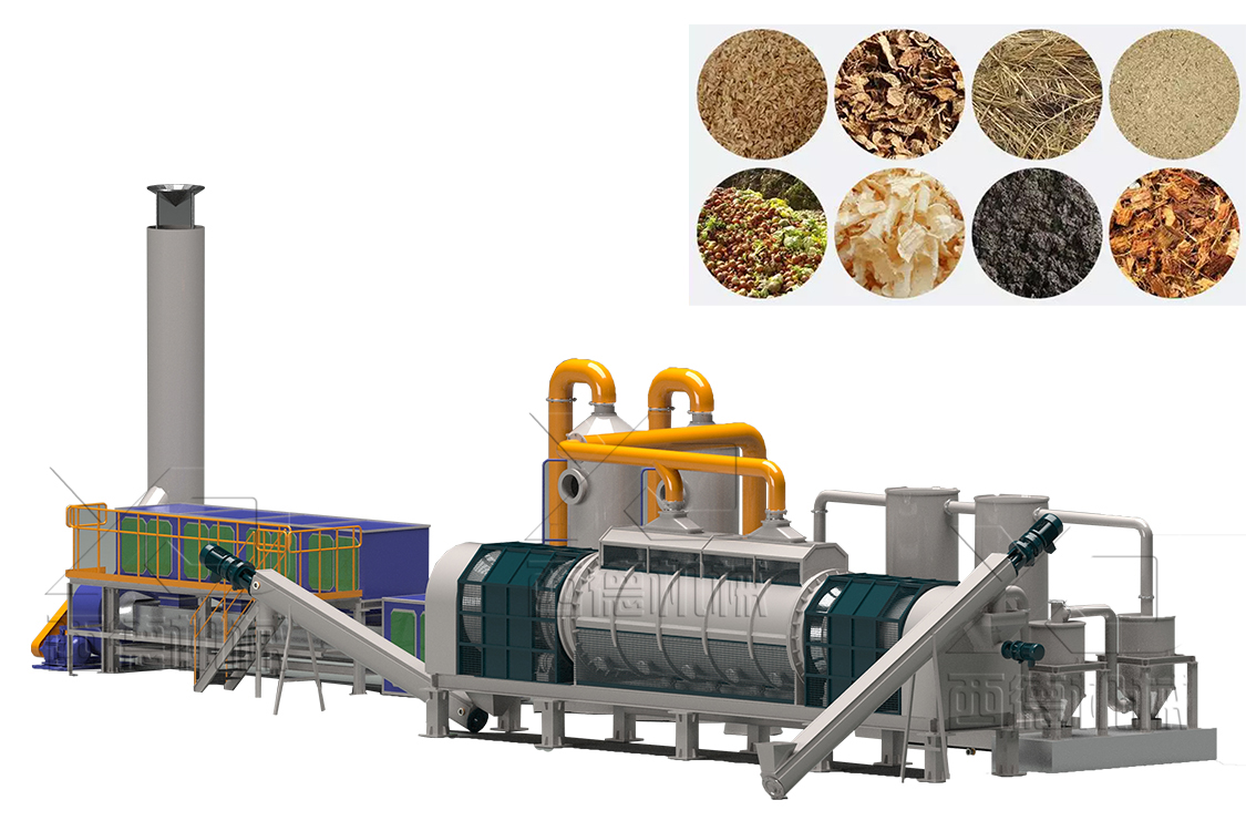 陜西果殼連續(xù)式炭化爐現(xiàn)