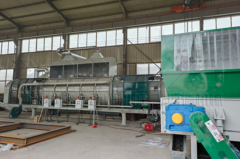 當前制木炭采用連續(xù)式炭化爐實現(xiàn)量產(chǎn)