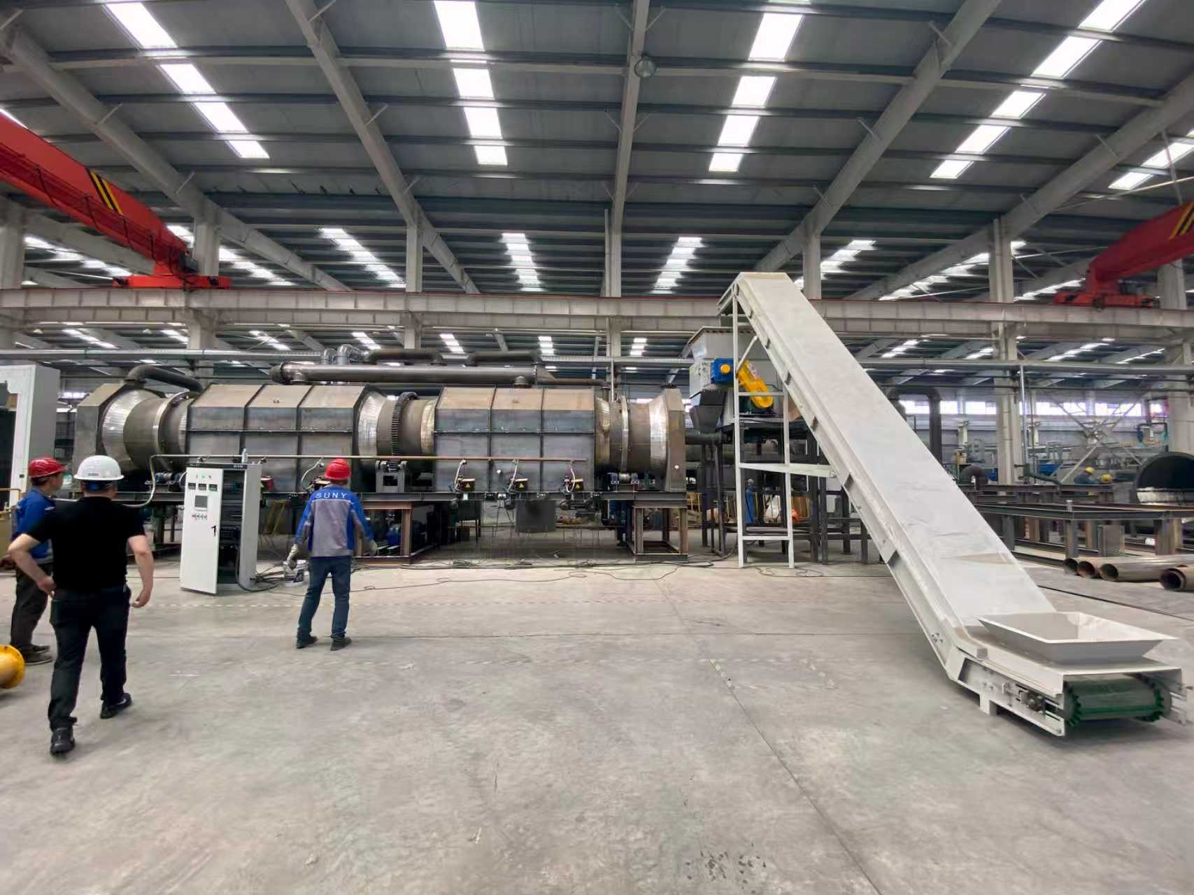 鋁型材連續(xù)式炭化工藝，降本增效，助力資源循環(huán)